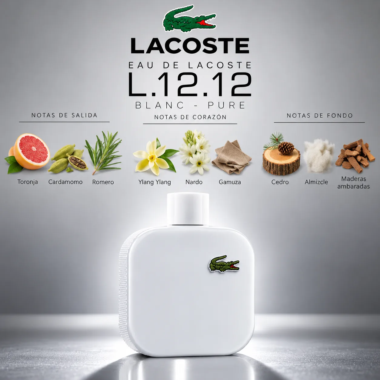 Lacoste L.12.12 Blanc · vista 3