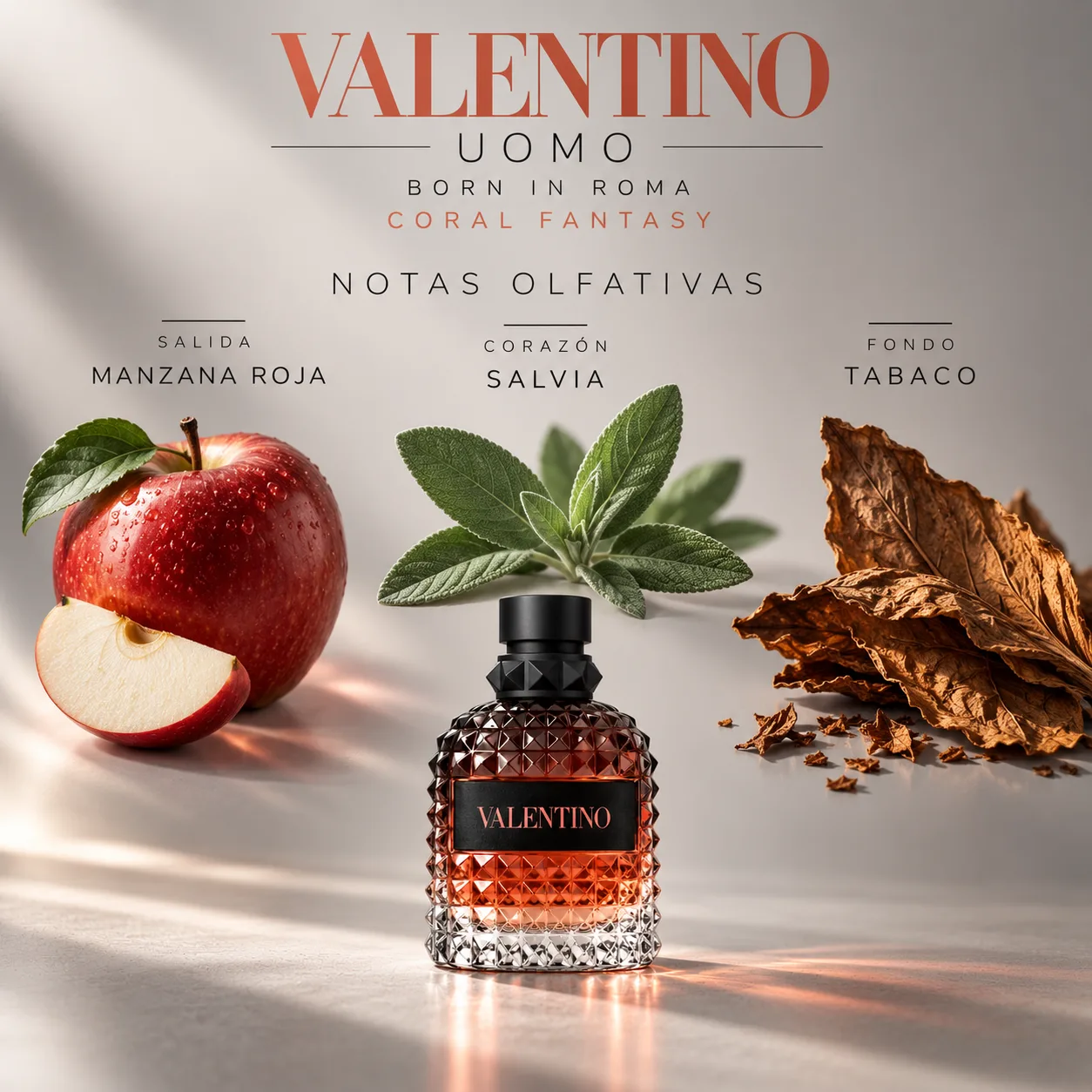 Uomo Born in Roma Coral Fantasy · vista 3
